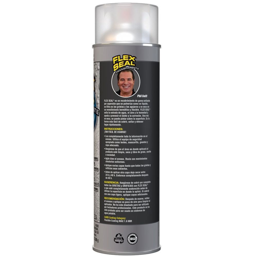 Sellador de Caucho en Aerosol Transparente -20 Oz Flex Seal