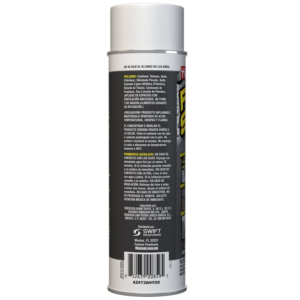 Sellador de Caucho en Aerosol Blanco -20 Oz Flex Seal