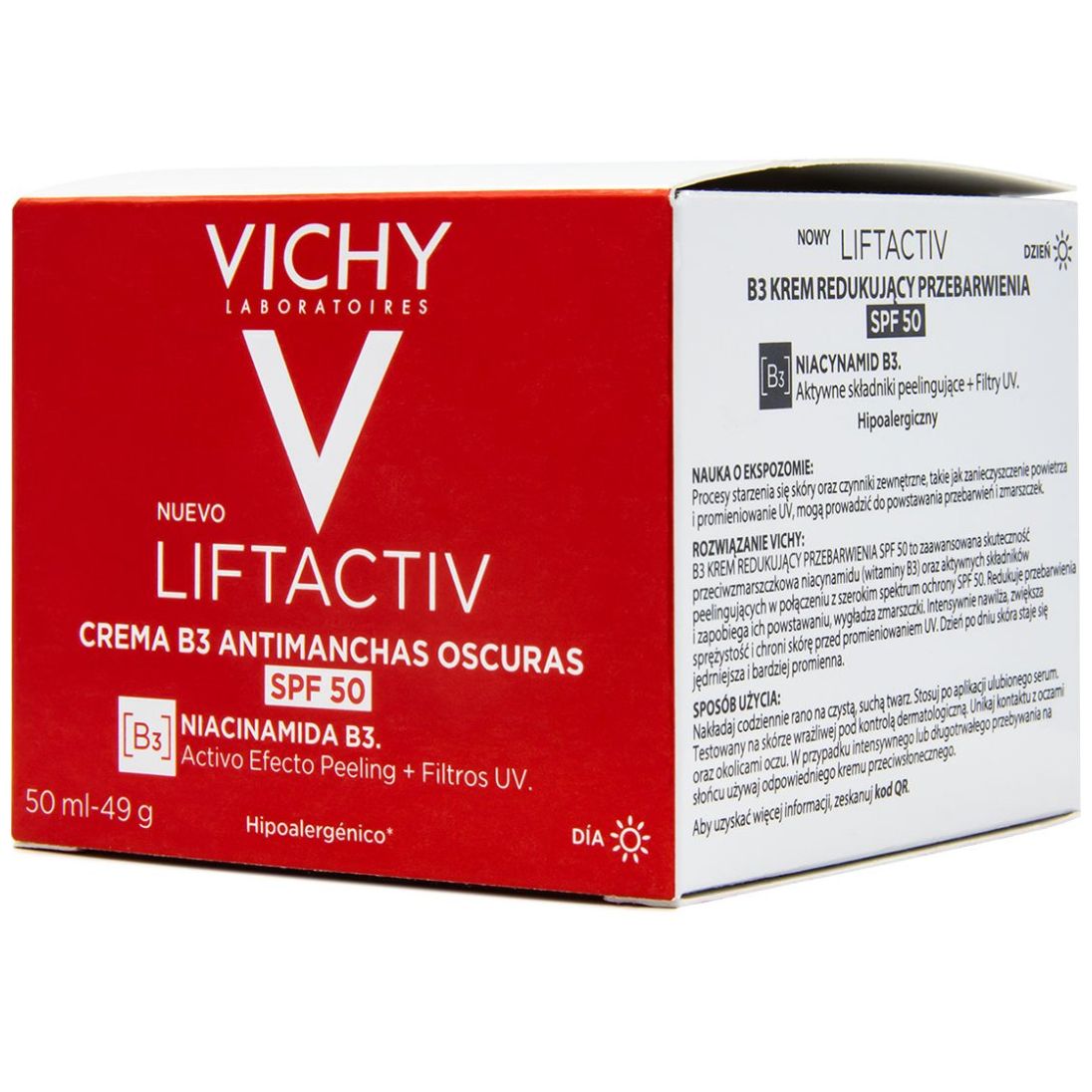 Vichy Liftactiv Crema B3 Antimanchas Oscuras Spf50 50Ml