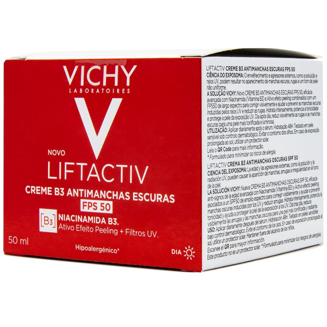 Vichy Liftactiv Crema B3 Antimanchas Oscuras Spf50 50Ml