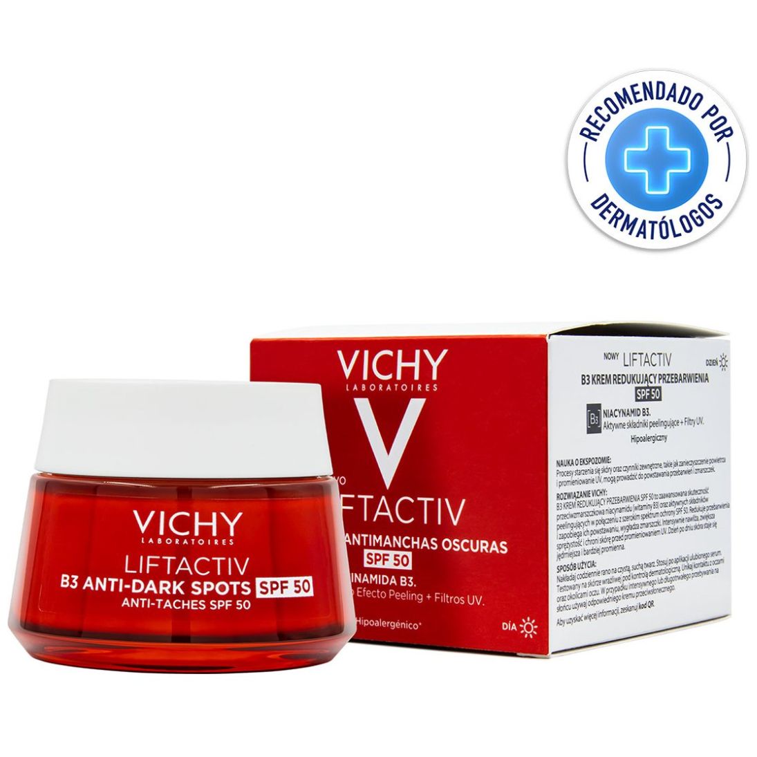 Vichy Liftactiv Crema B3 Antimanchas Oscuras Spf50 50Ml