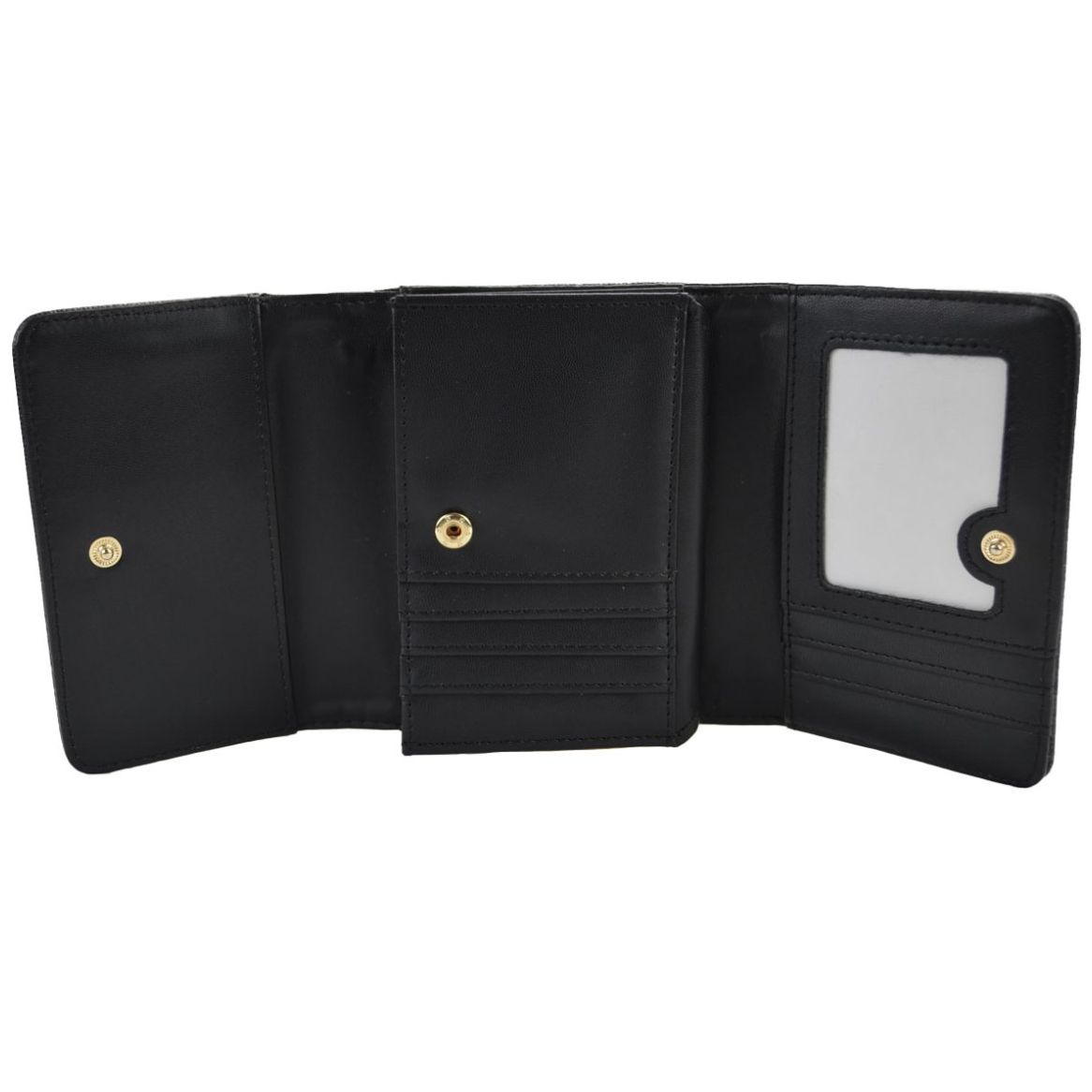 Cartera Huser Chica Color Negro