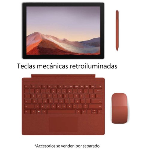 Teclado Microsoft Surface Pro Cover Rojo
