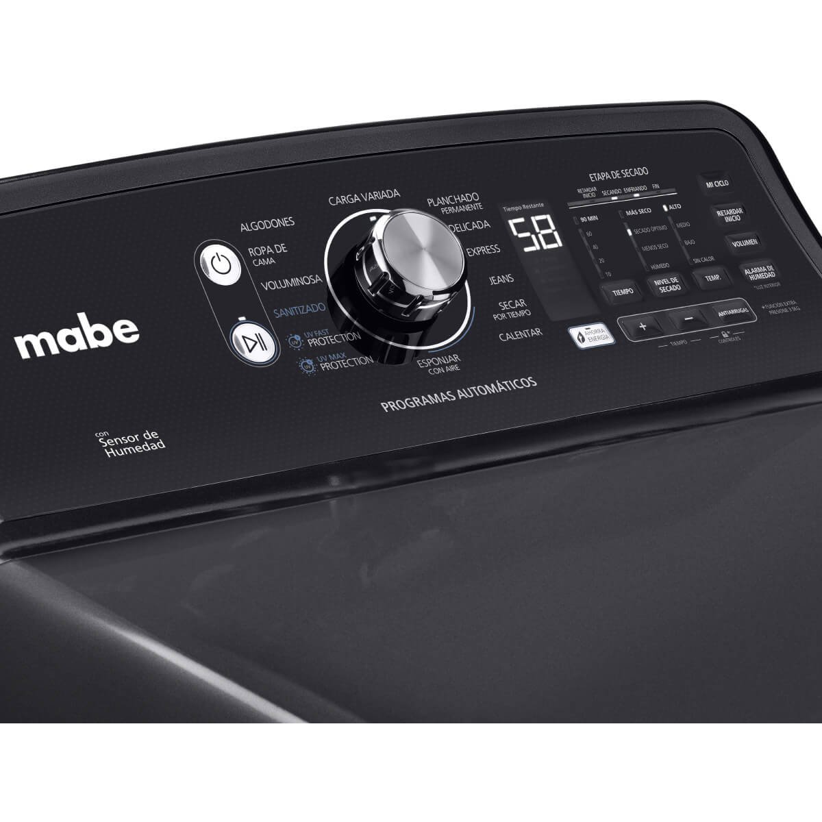 Combo Lavadora y Secadora Mabe a Gas 25K Lmp7520117R8Dab Diamond Gray