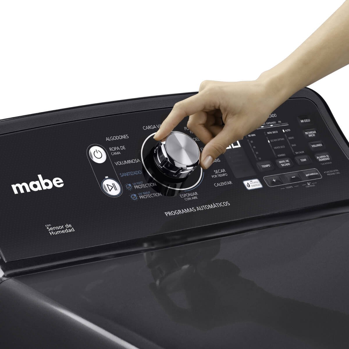 Combo Lavadora y Secadora Mabe a Gas 25K Lmp7520117R8Dab Diamond Gray