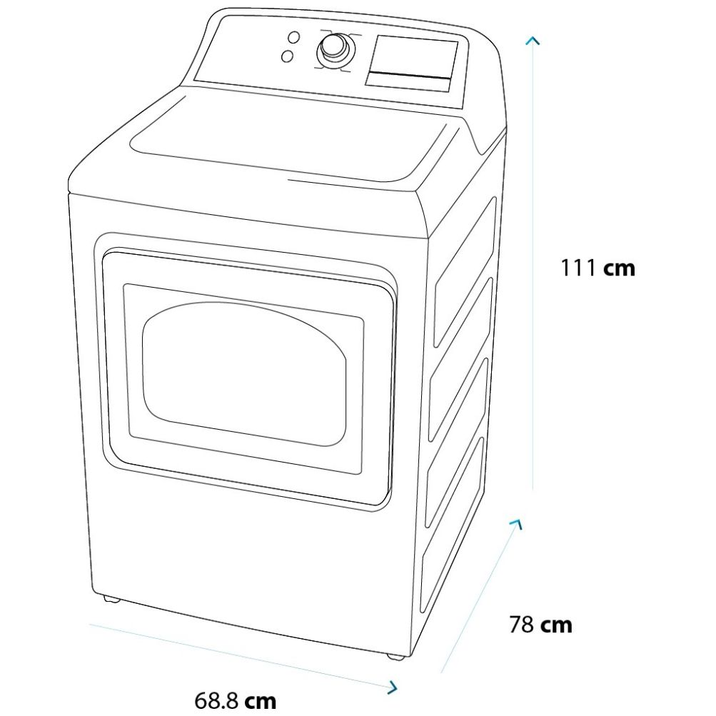 Combo Lavadora y Secadora Mabe a Gas 25K Lmp7520117R8Dab Diamond Gray