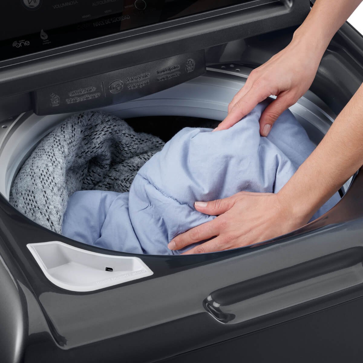 Combo Lavadora y Secadora Mabe a Gas 25K Lmp7520117R8Dab Diamond Gray