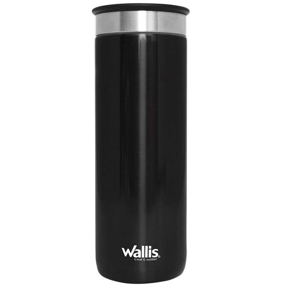 Taza térmica Wallis de acero inoxidable con tapa a presión 425 ml