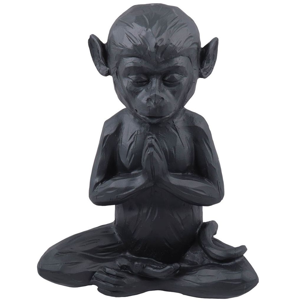 Home Nature Figura Decorativa Mono Yoga 24*19*12 Cm