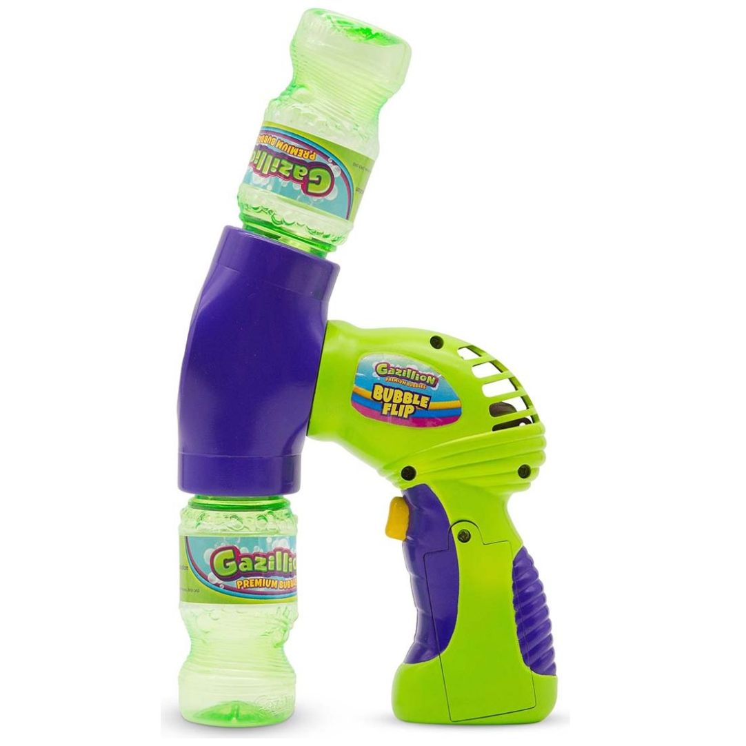 Lanzador con Doble Solucion de Burbujas Gazillion