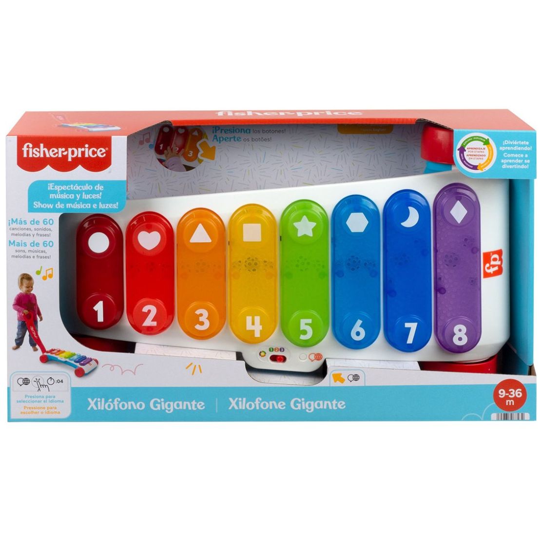 Juguete para Bebés Xilófono Gigante Fisher-Price