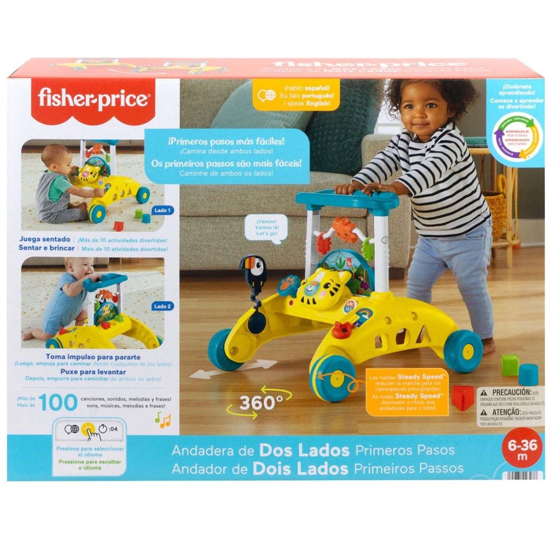 Andadera de Dos Lados Primeros Pasos Fisher-Price