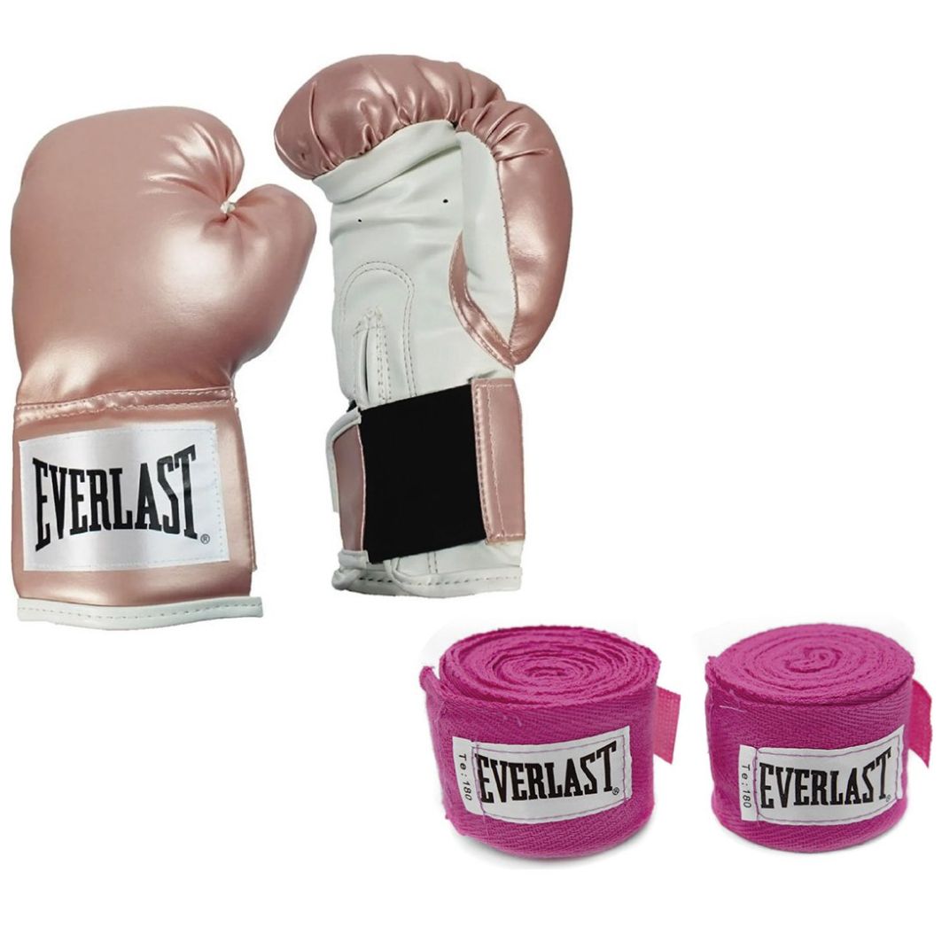 Kit de Box Guantes Y Vendas Everlast