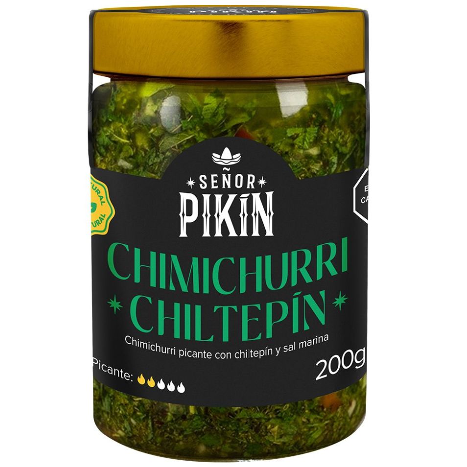  Salsa Chimichurri Picante con Chiltepin Sr. Pikin