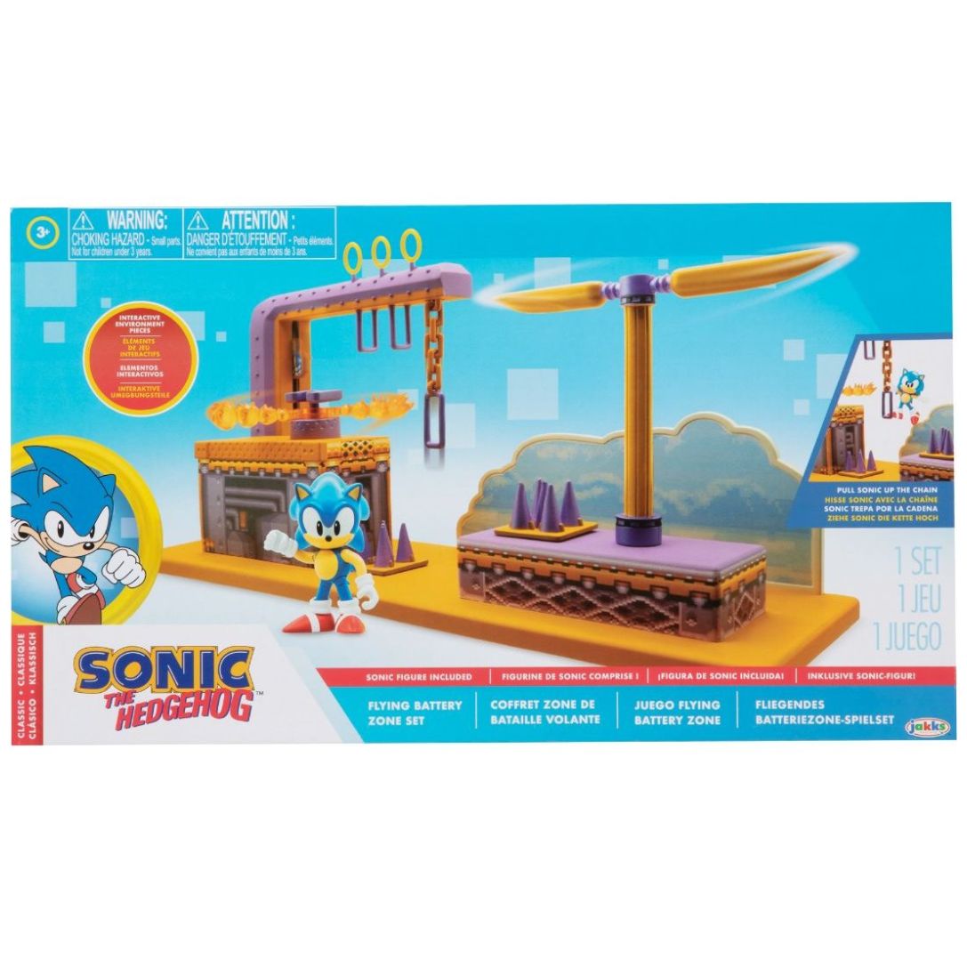 Juego de Figuras Sonic Flying Battery Zone Playset