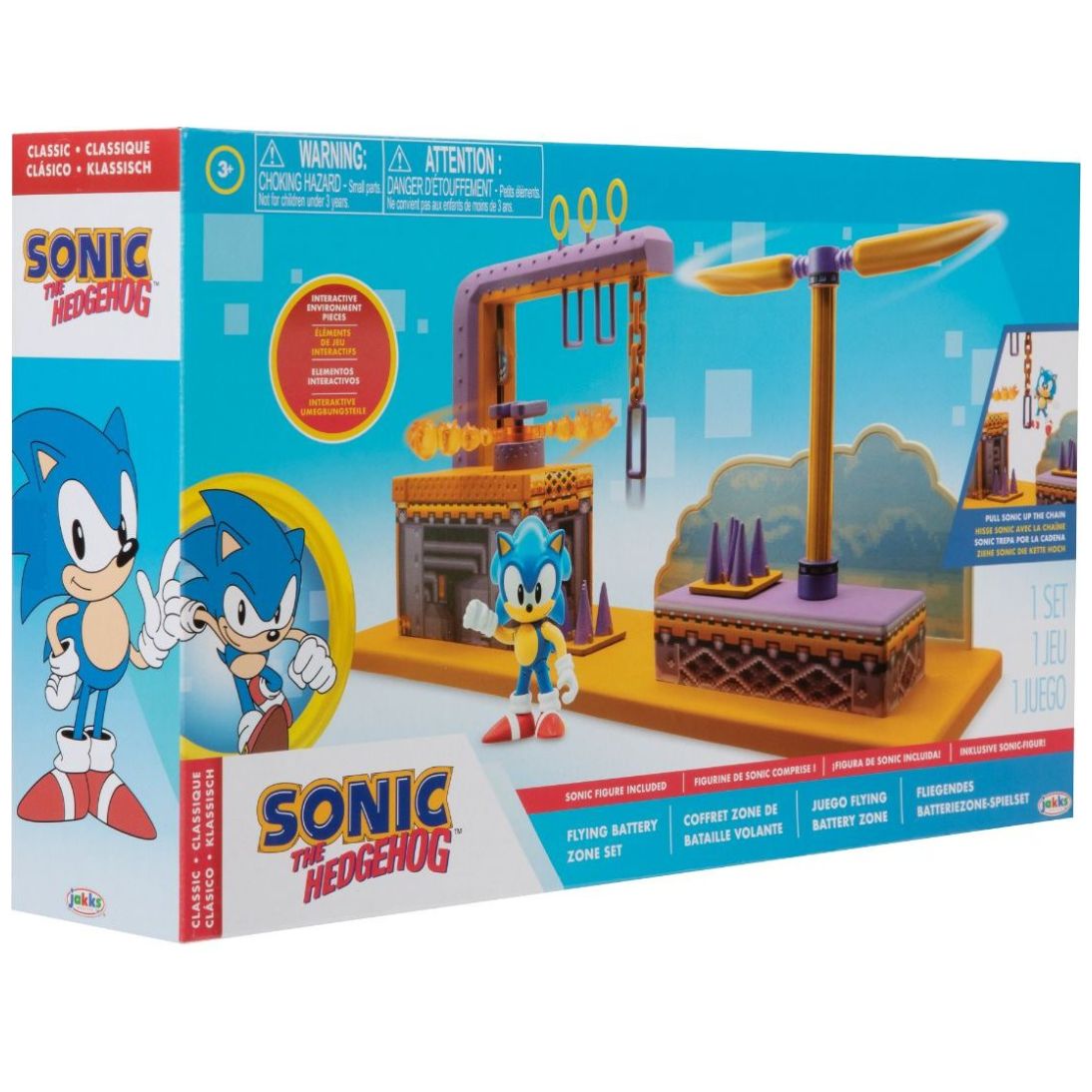Juego de Figuras Sonic Flying Battery Zone Playset