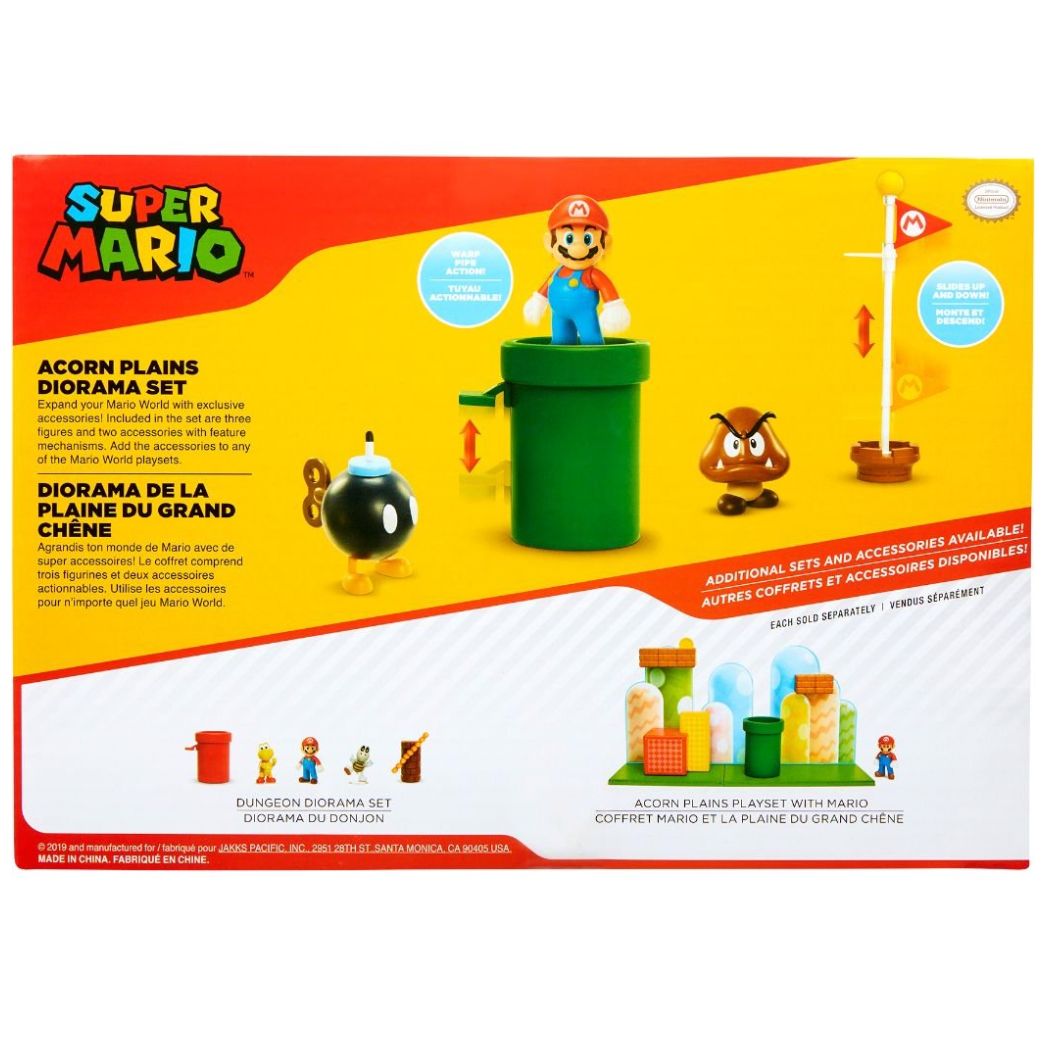 Super Mario Nintendo Juego Figuras Acorn Plains