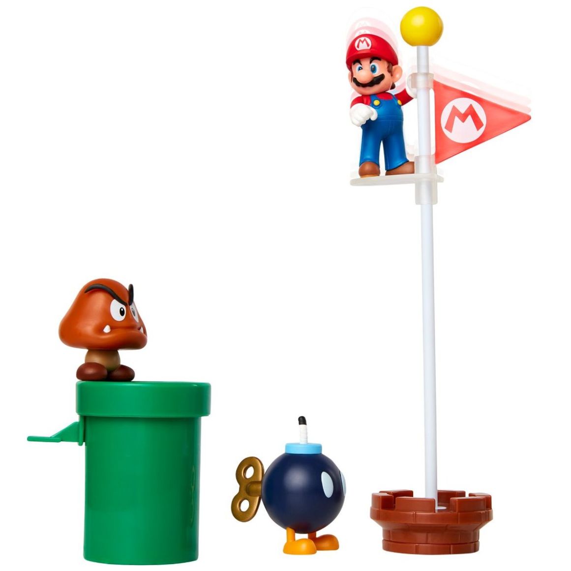 Super Mario Nintendo Juego Figuras Acorn Plains