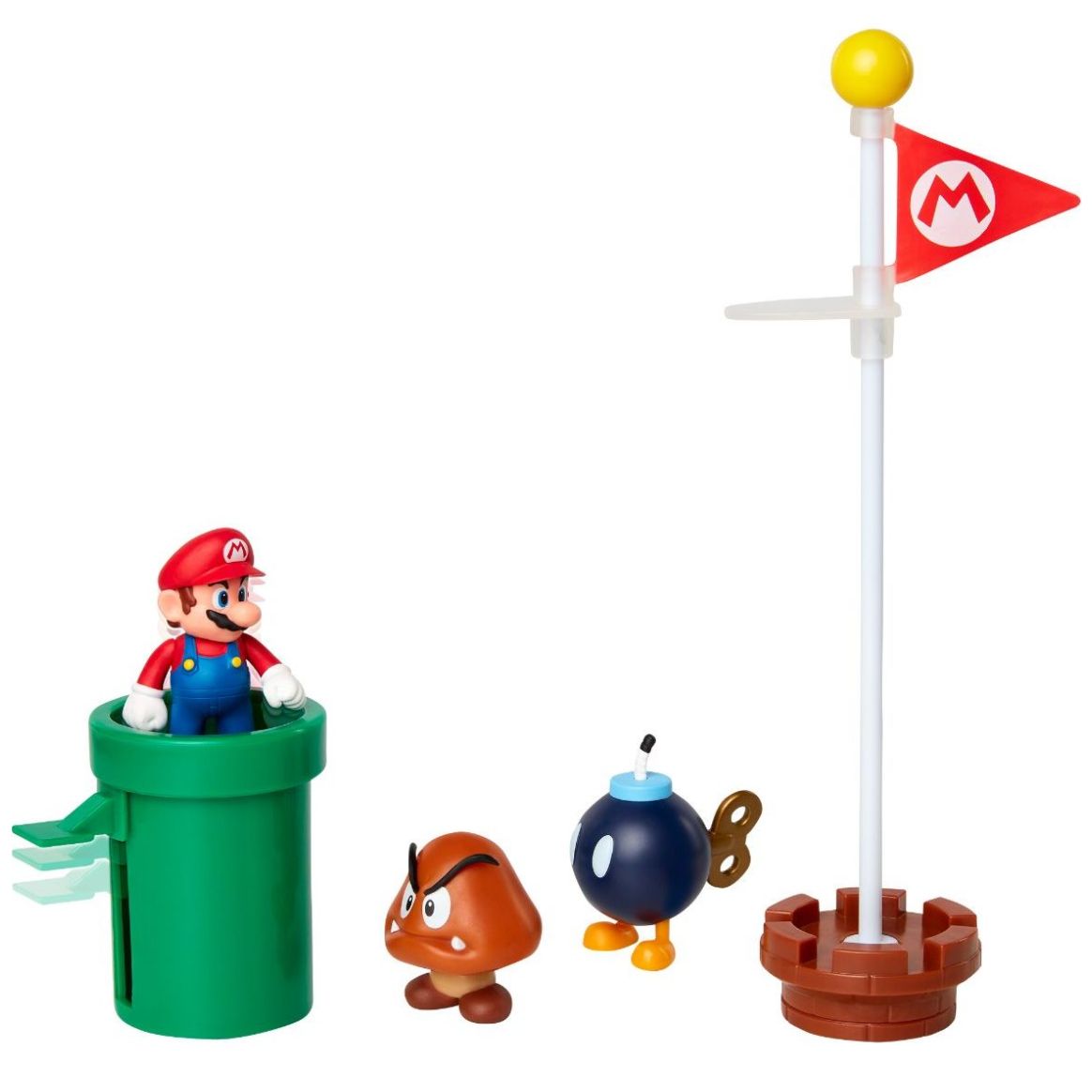 Super Mario Nintendo Juego Figuras Acorn Plains