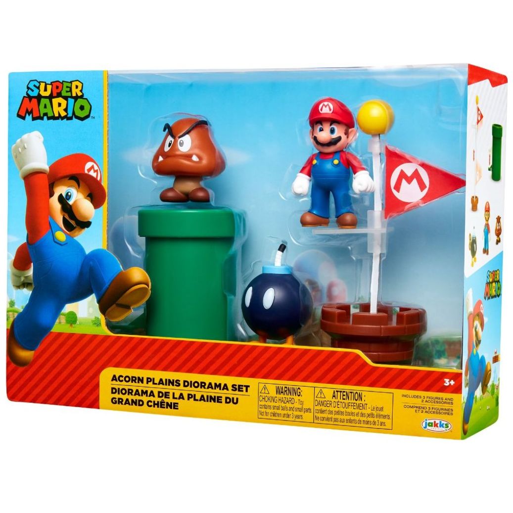 Super Mario Nintendo Juego Figuras Acorn Plains