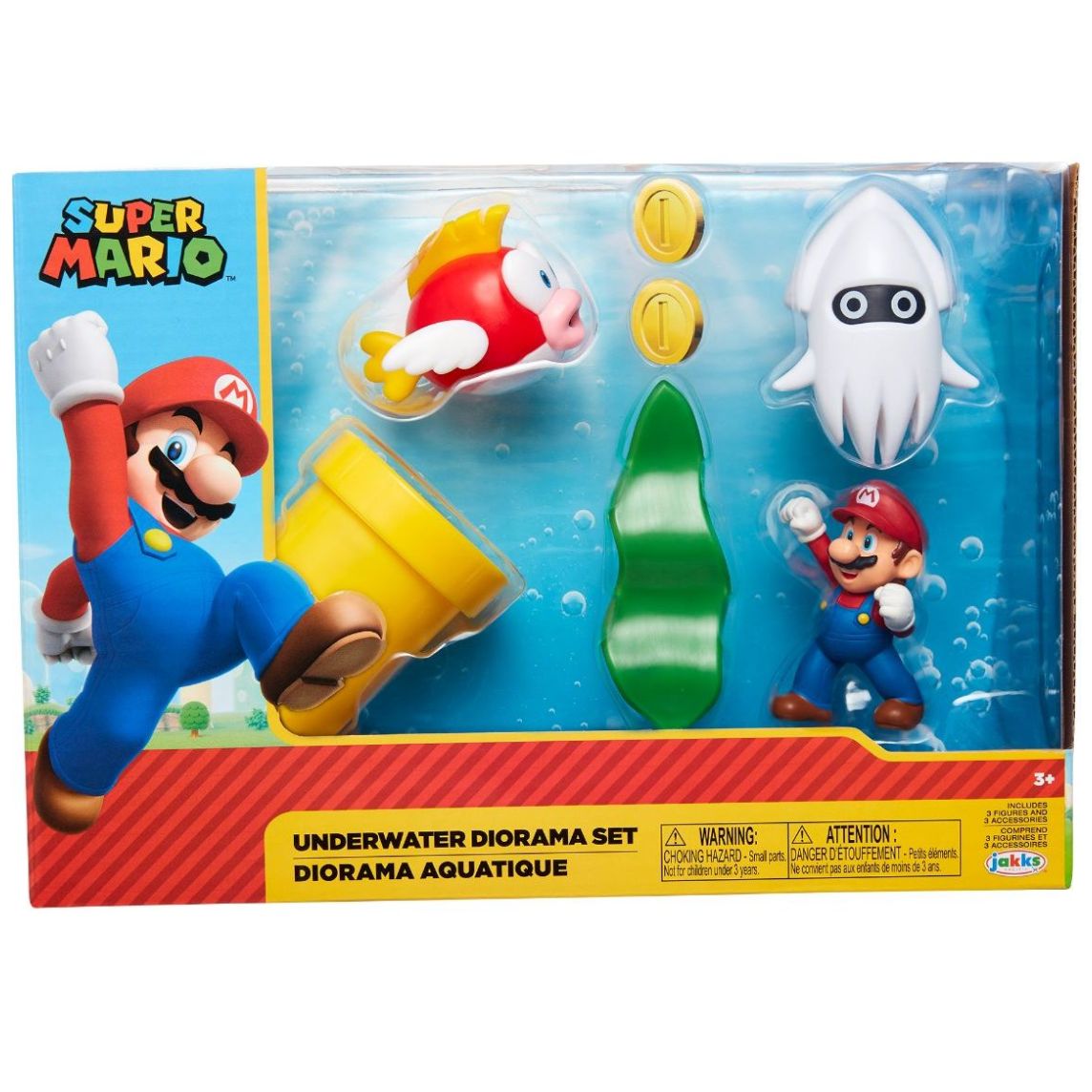 Super Marionintendo Juego de Figuras Underwater