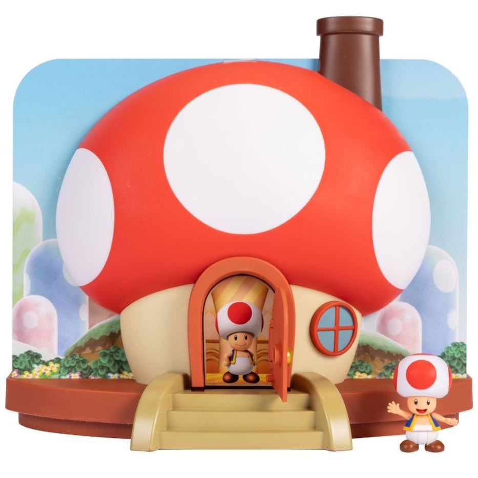 Super Mario Nintendo Dlx Toad House Playset