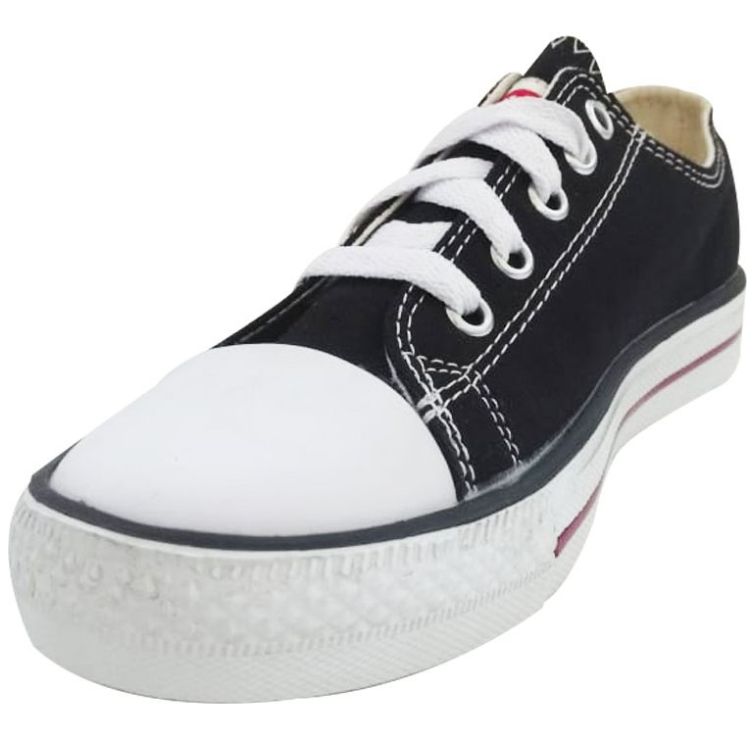 Tenis Lona Vulcatru 17-21 Negro Levis para Niño