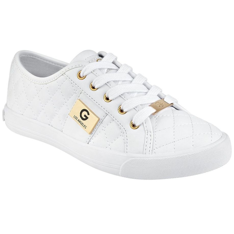 Tenis G By Guess con Aplicación de Herraje, Estampado Liso.