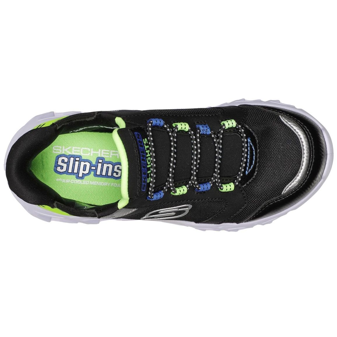 Tenis Hands Free Slip 17-22 Negro Skechers para Niño
