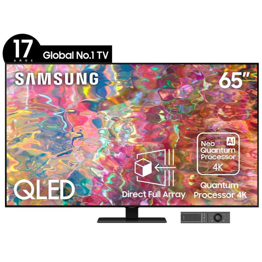 Pantalla Samsung 65" Qled 4K Qn65Q80Bafxzx