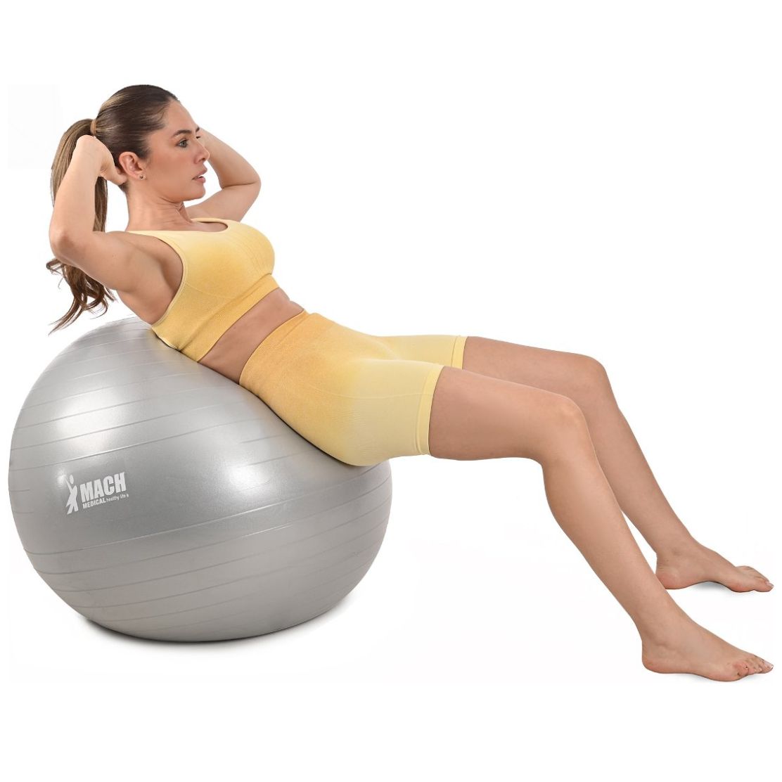 Pelota Bobath 85 Cm Plata Mach Medical