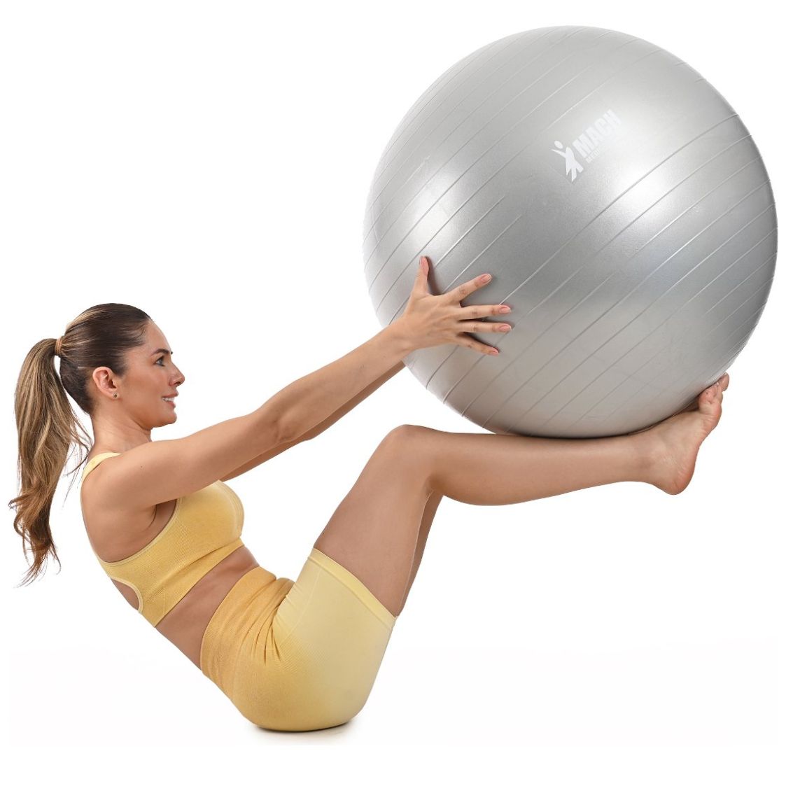 Pelota Bobath 85 Cm Plata Mach Medical