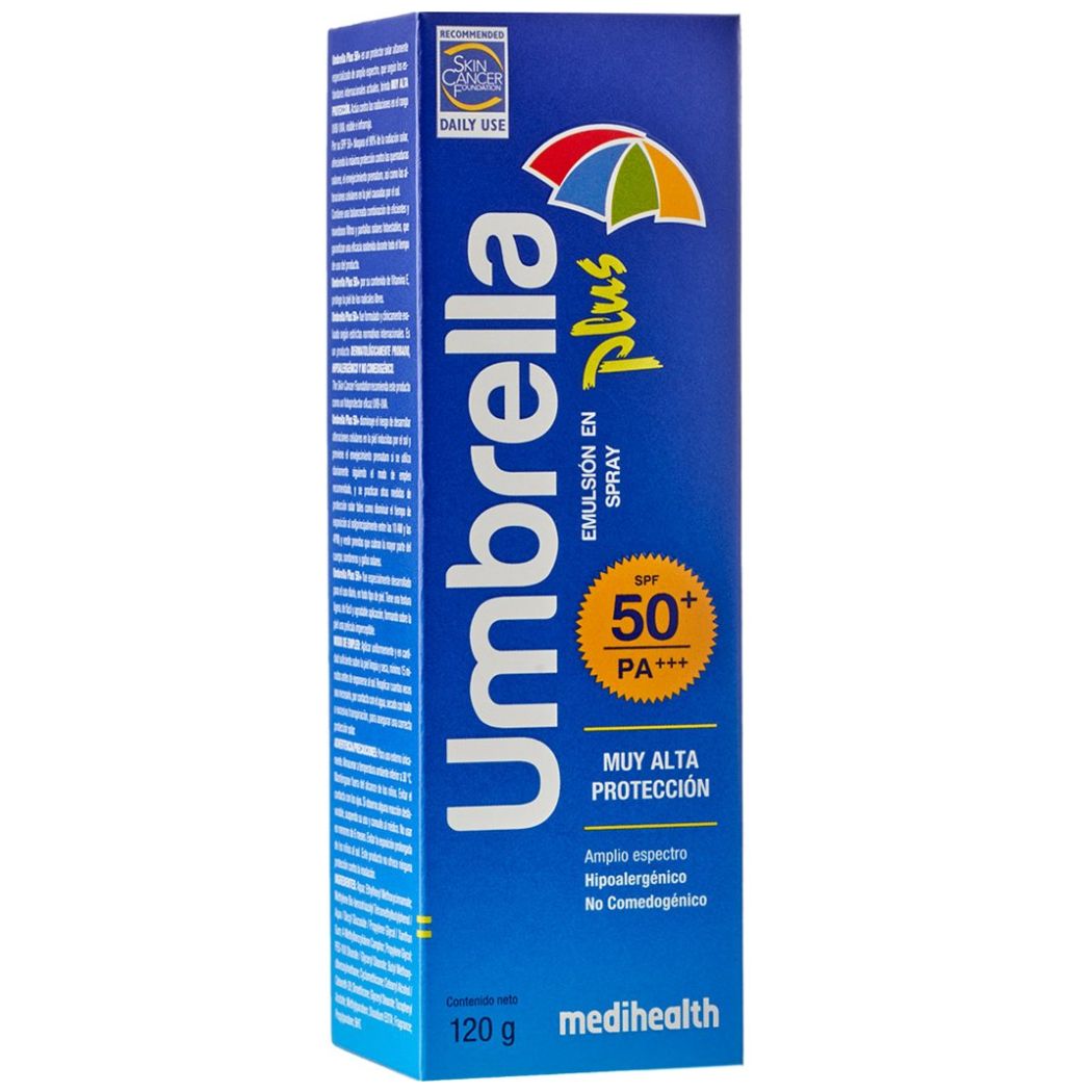 Umbrella Plus Emulsión en Spray Spf50+ 120G