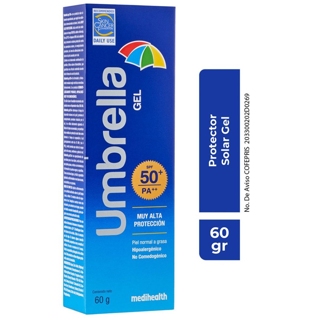 Umbrella Gel Solar Fps50+ 60G