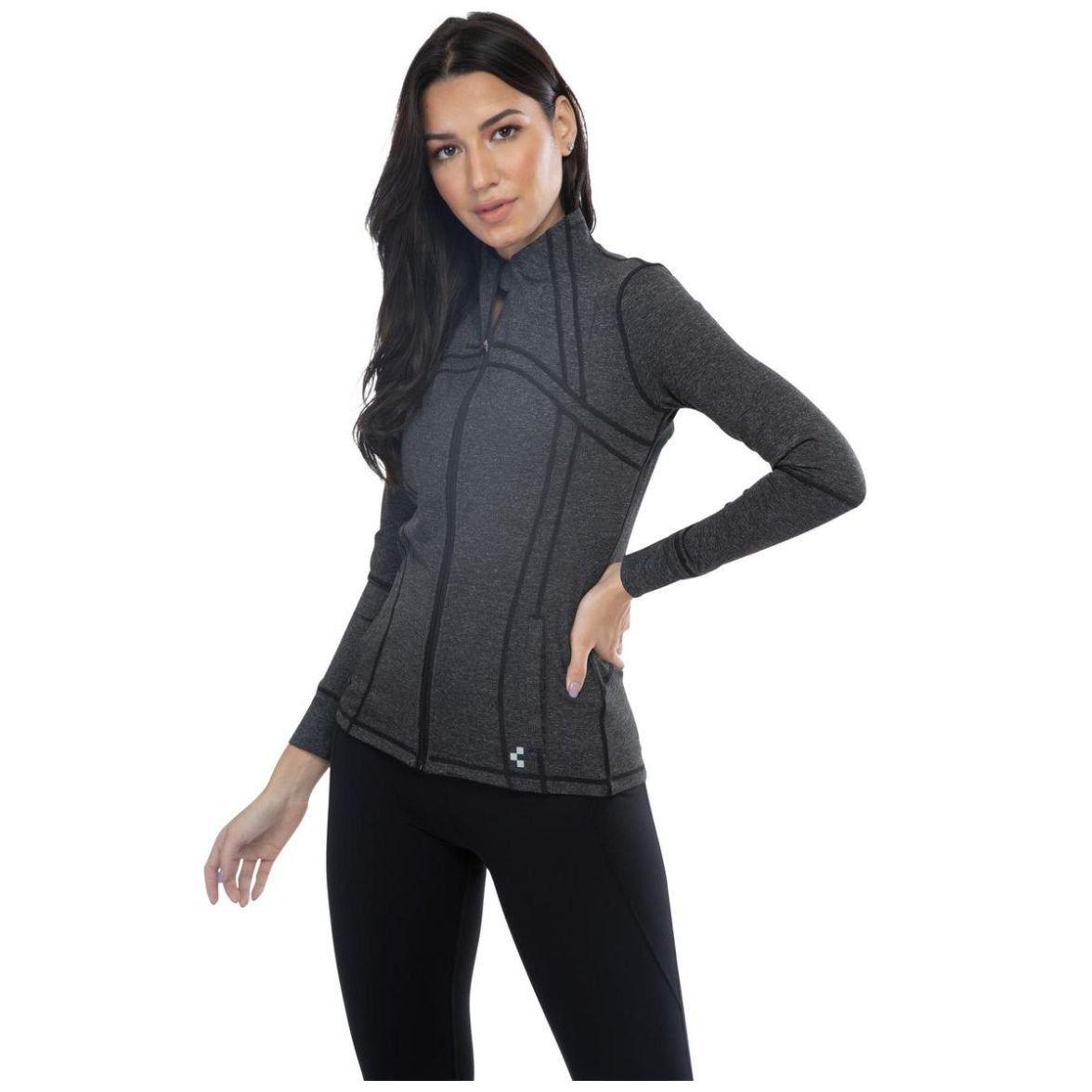 Chamarra  Deportiva con Malla Talla Surt Surt Wellness Concepts Life para Mujer