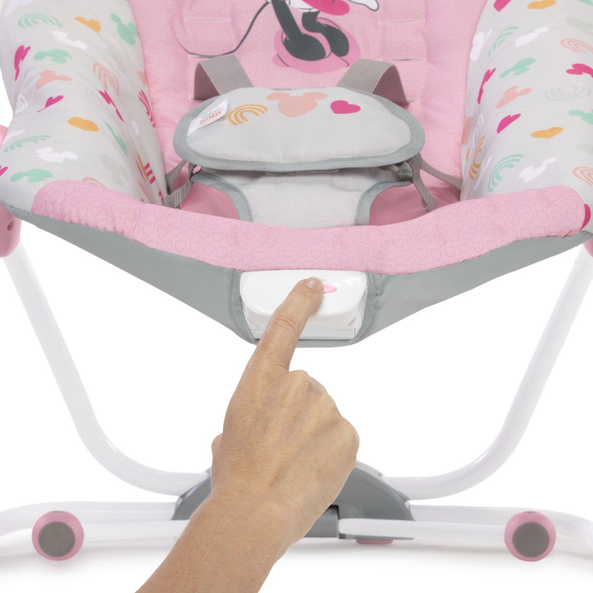 Hamaca Mecedora para Bebé Minnie Mouse Rosy Bright Starts »