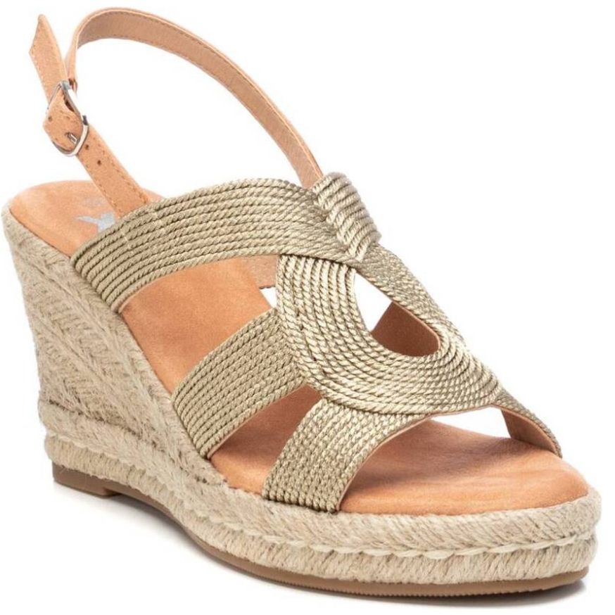 Sandalia para Dama con Cuña de Yute Xti