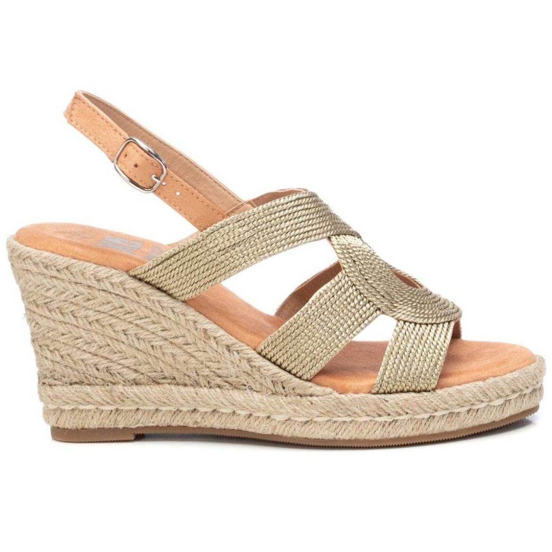 Sandalia para Dama con Cuña de Yute Xti