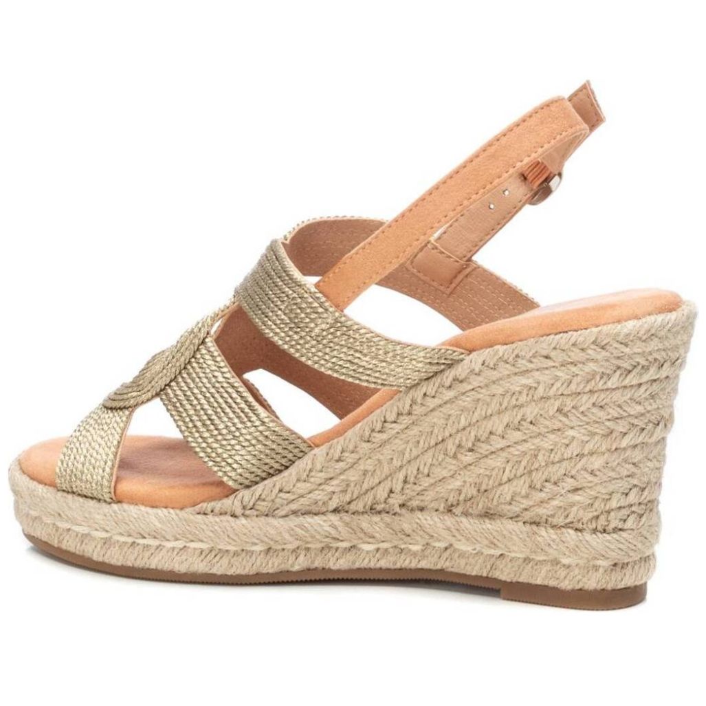 Sandalia para Dama con Cuña de Yute Xti