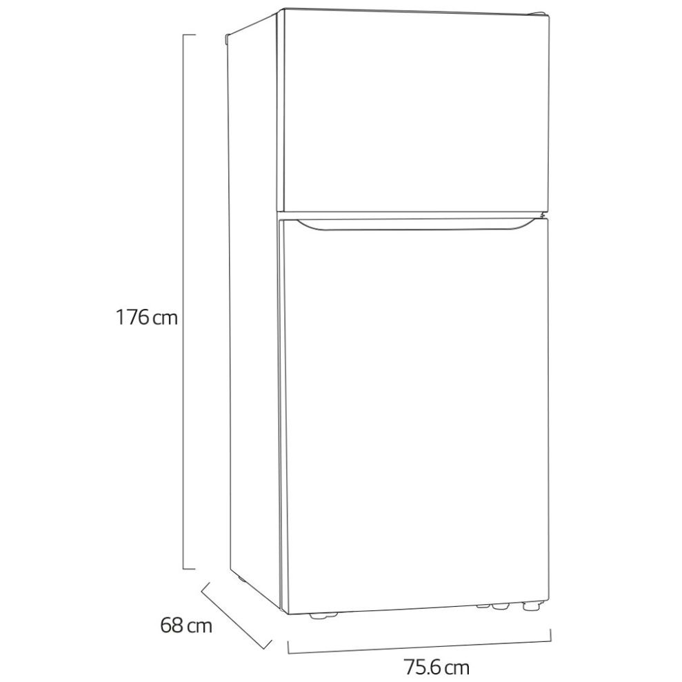 Refrigerador LG Top Mount Smart Inverter con Multi-Air Flow 20 Pies Acero  Lt57Bpsx