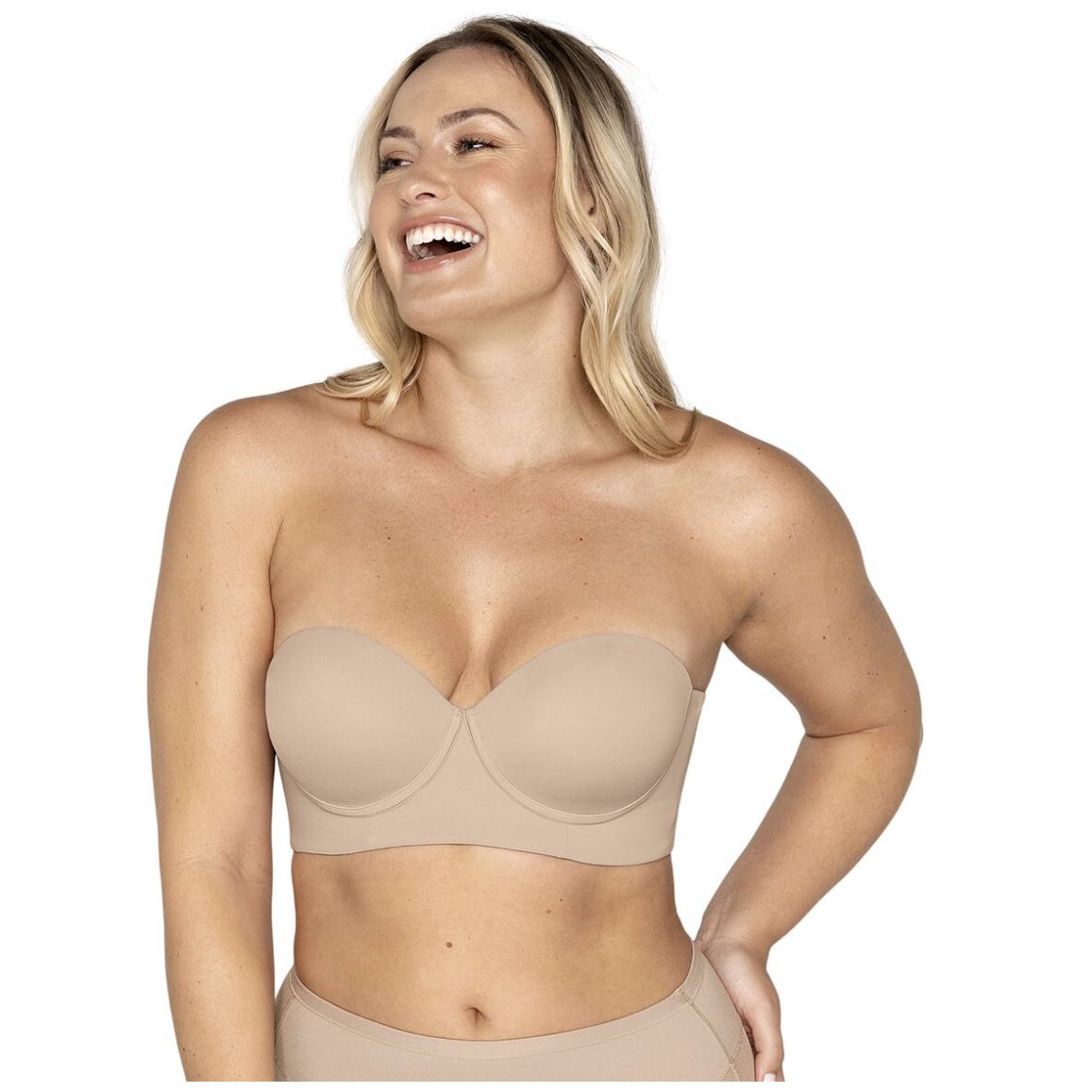 Brasier Tipo Bustier Espalda Ancha Leonisa