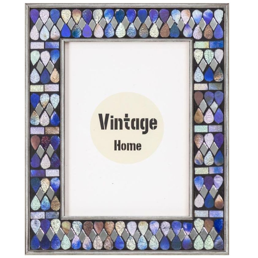 Portarretrato Mosaicos 5X7 Mar Vintage Home