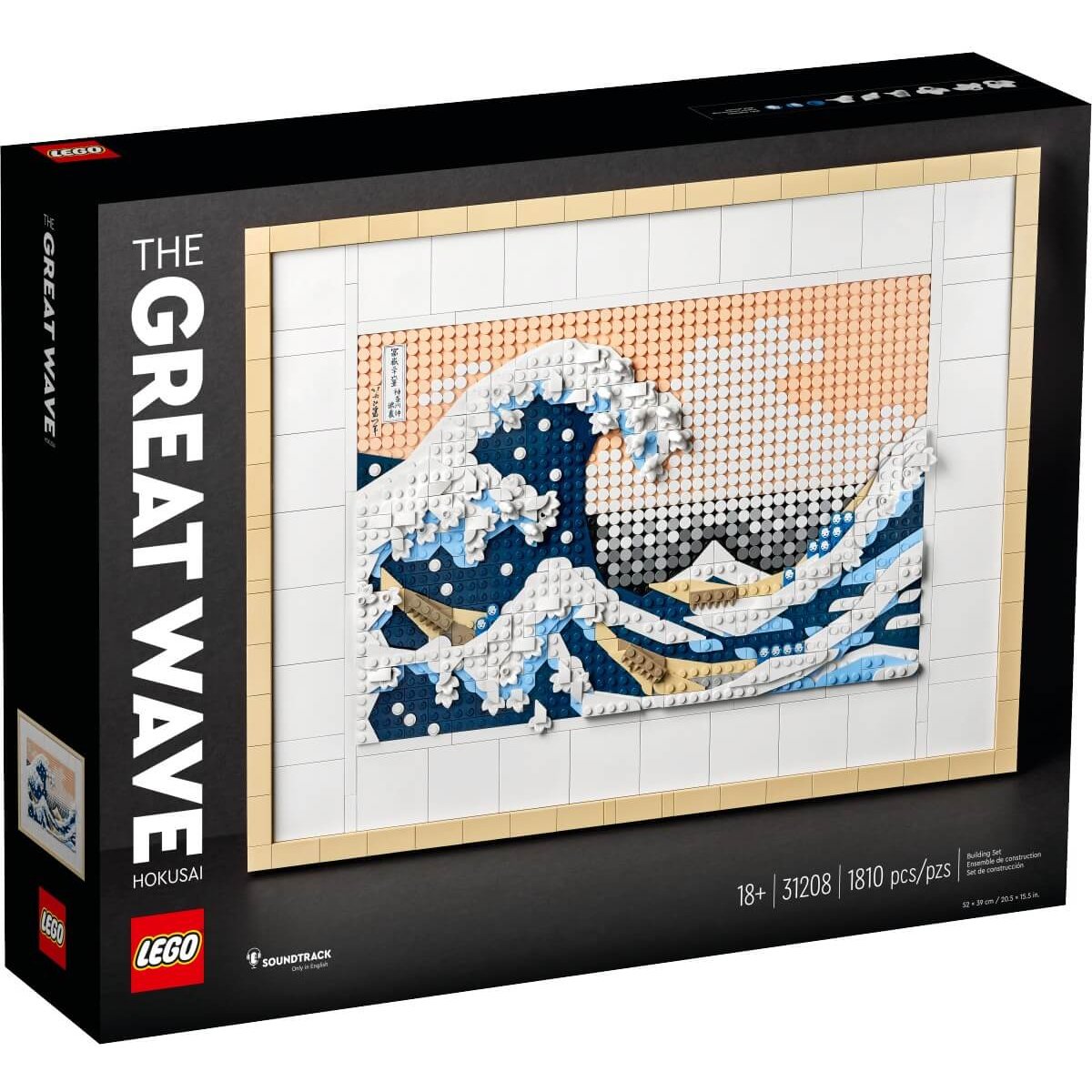Hokusai: la Gran Ola Lego Art