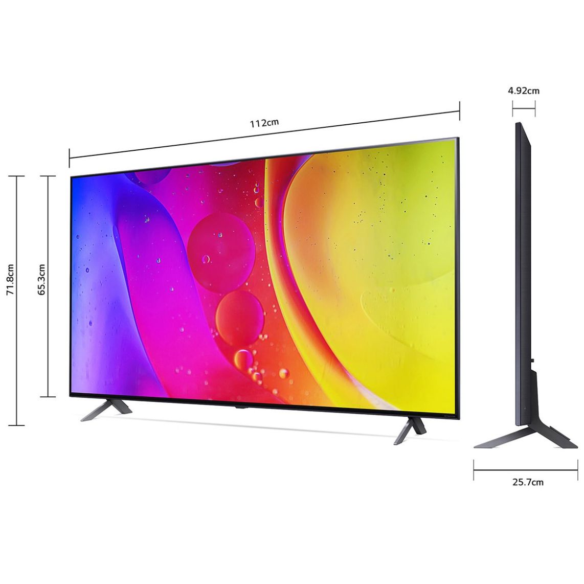 Pantalla LG 50" Nanocell Tv 4K Smart Tv con Thinq Ai 50Nano80Sqa