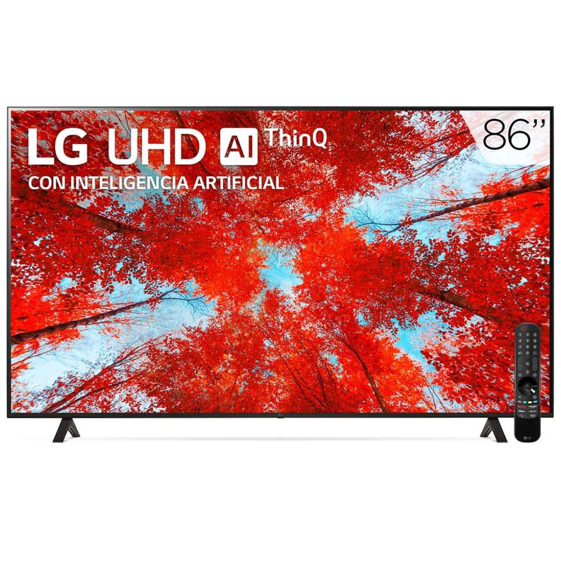 Pantalla LG 86" Uhd Ai Thinq 4K Smart Tv 86Uq9050Psc
