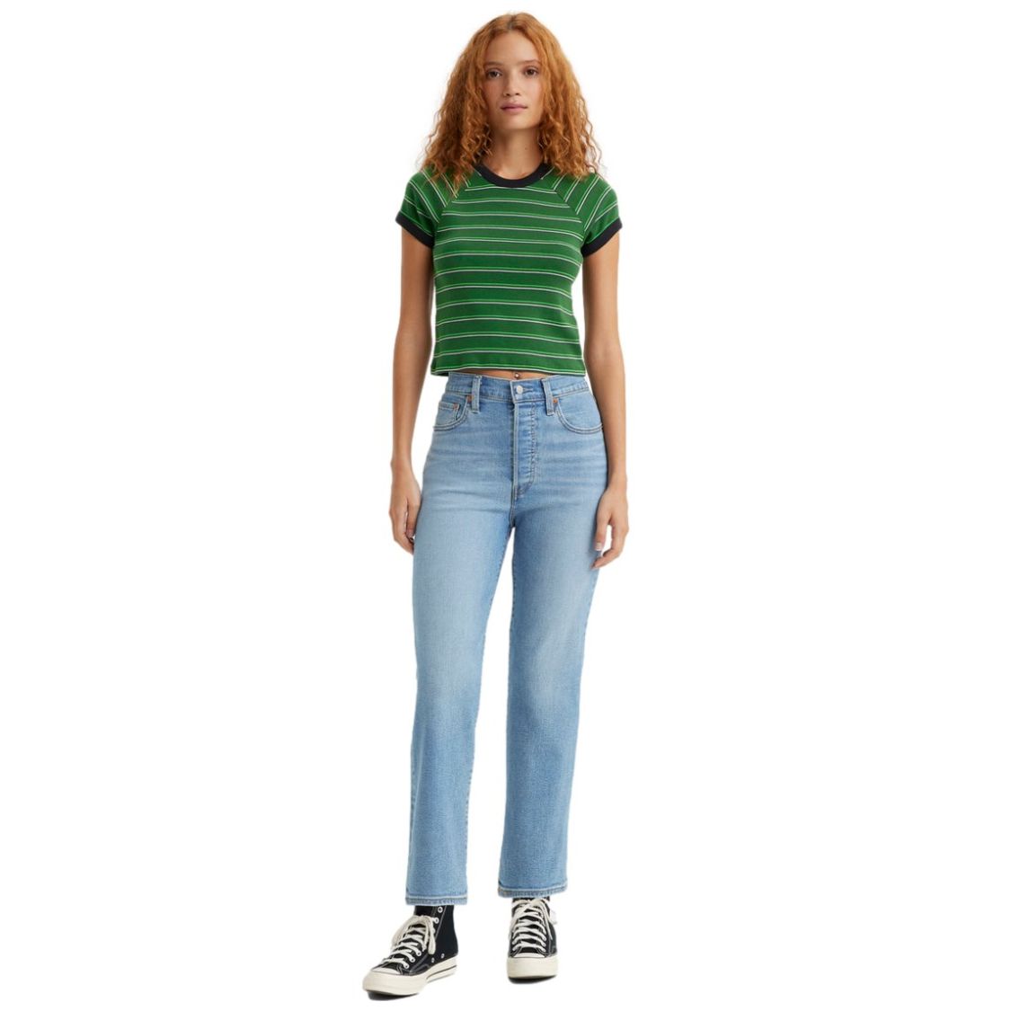 Levi's Jeans Ribcage Straight Ankle para Mujer