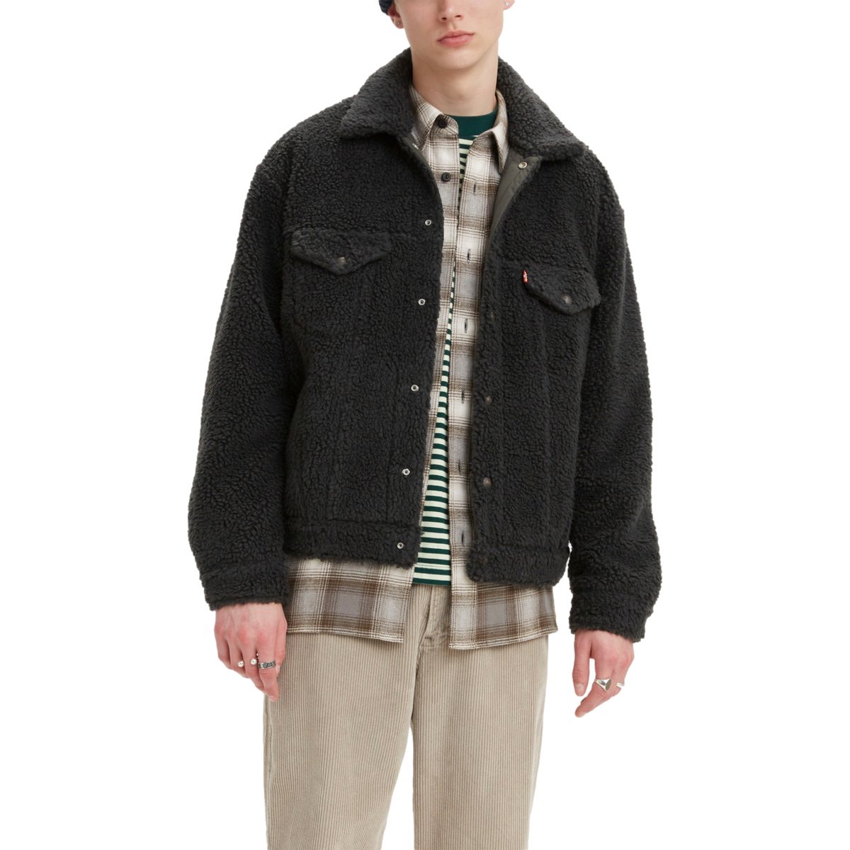 Levi's® Chamarra Trucker de Mezclilla Sherpa Cozy para Hombre