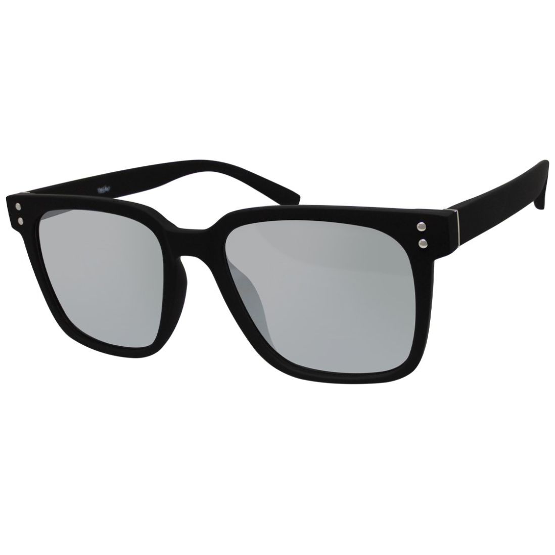 Lentes de Sol Wayfarer Pasta Negra con Flash Plata Mossimo