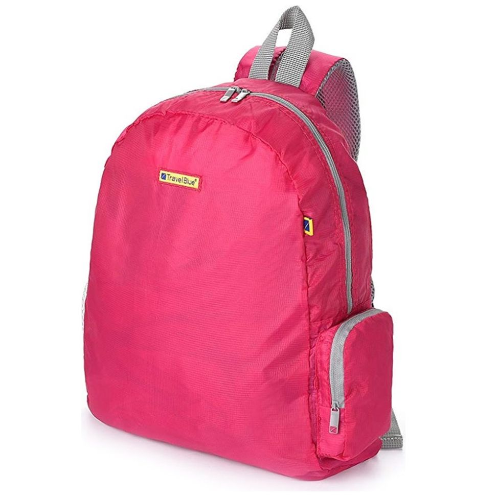 Mochila Plegable Liviana 16L Travel Blue