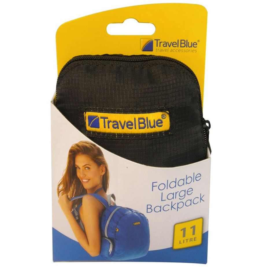 Mochila Plegable Liviana 16L Travel Blue